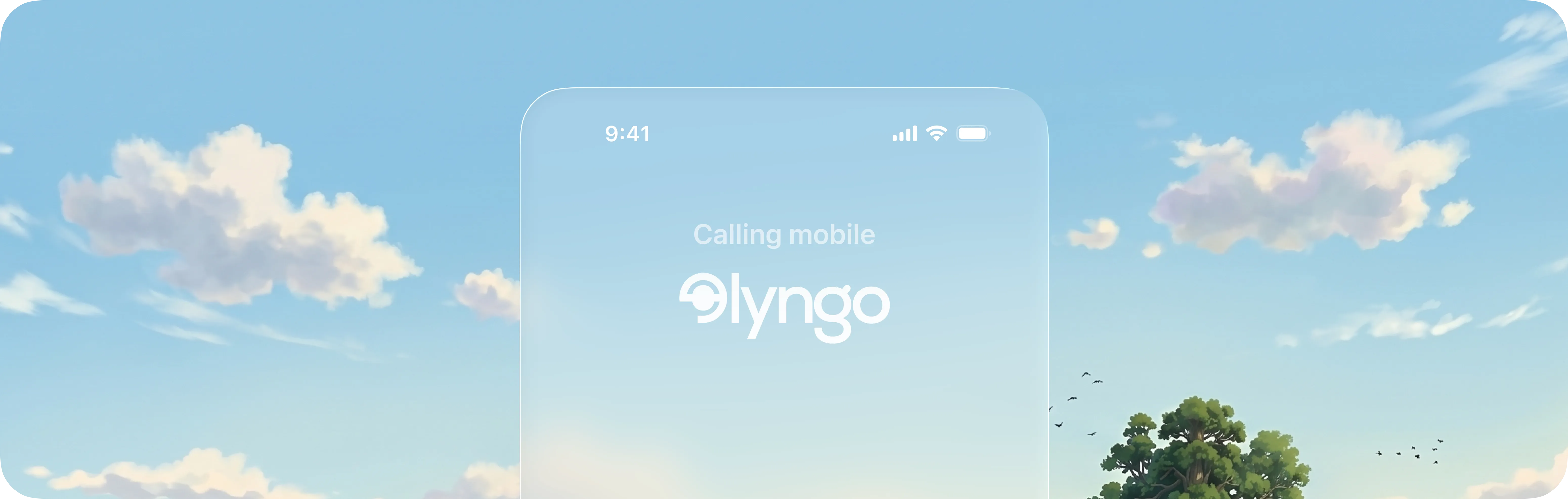 Lyngo answering a mobile call