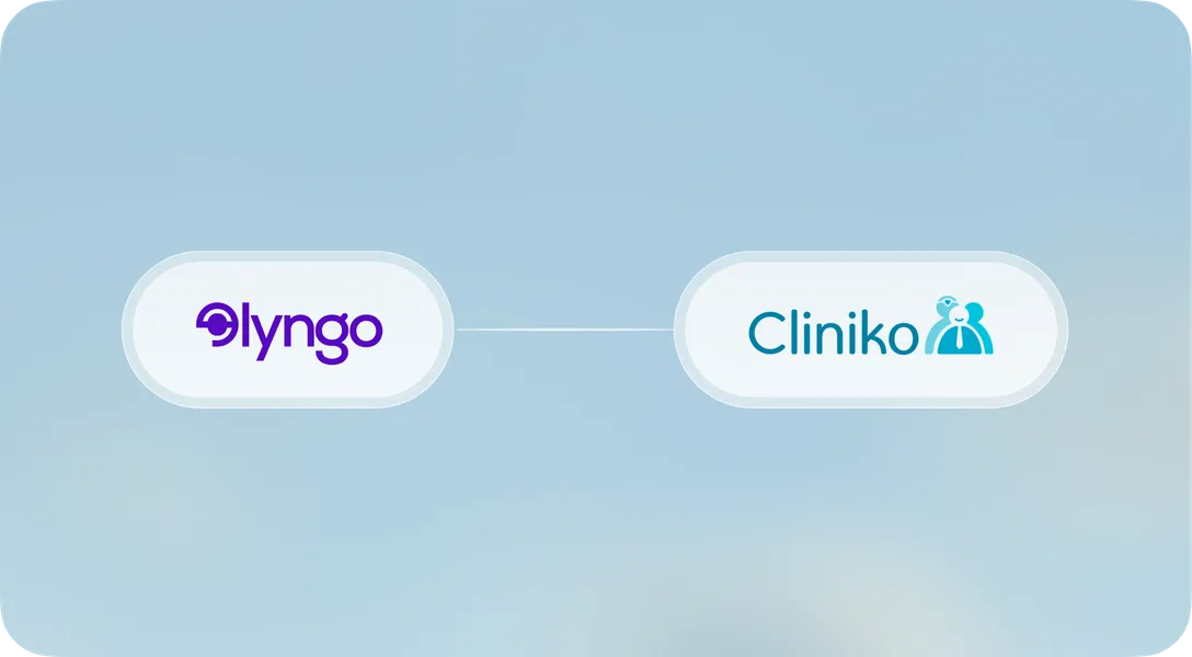Lyngo AI receptionist integration with Cliniko